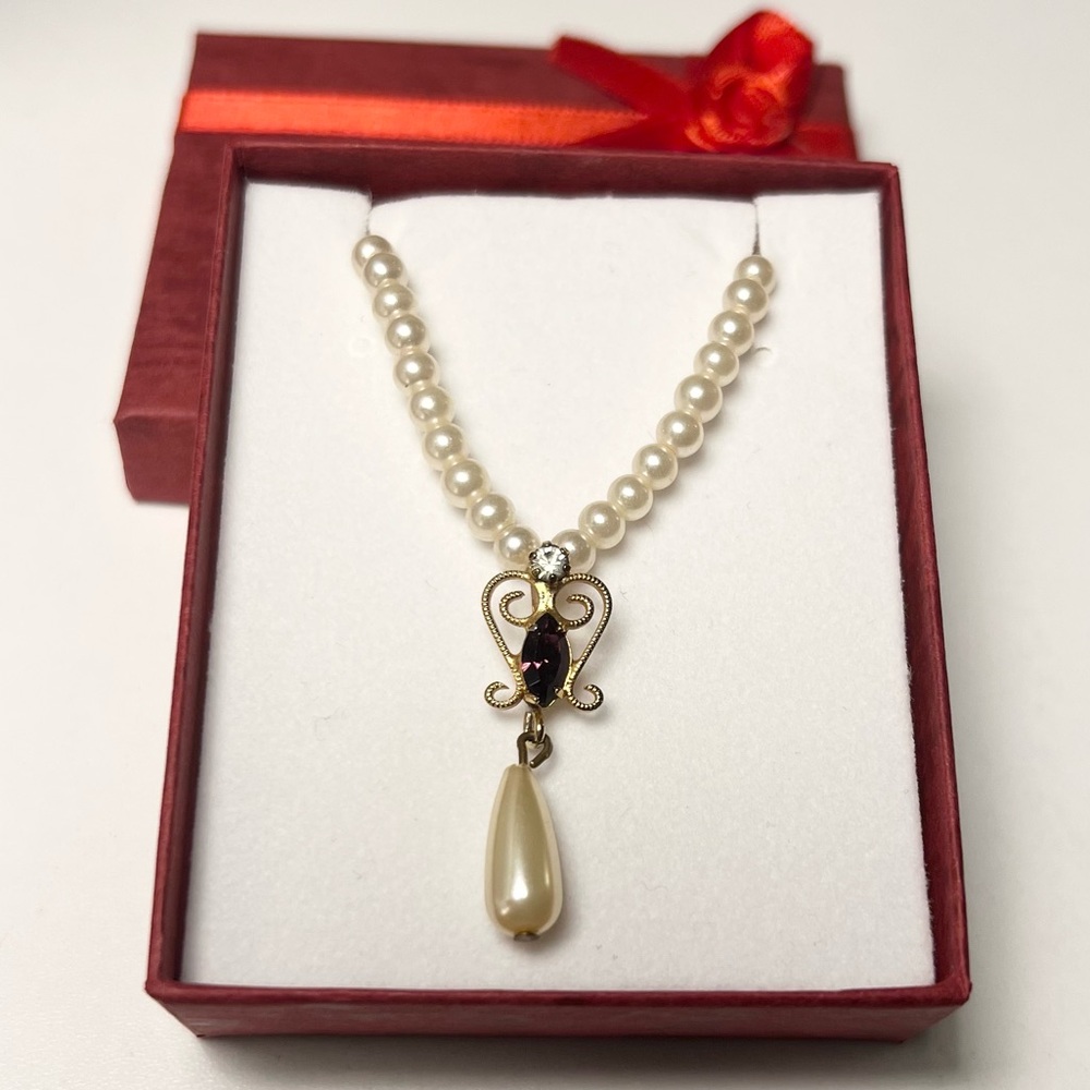 Faux Pearl Necklace